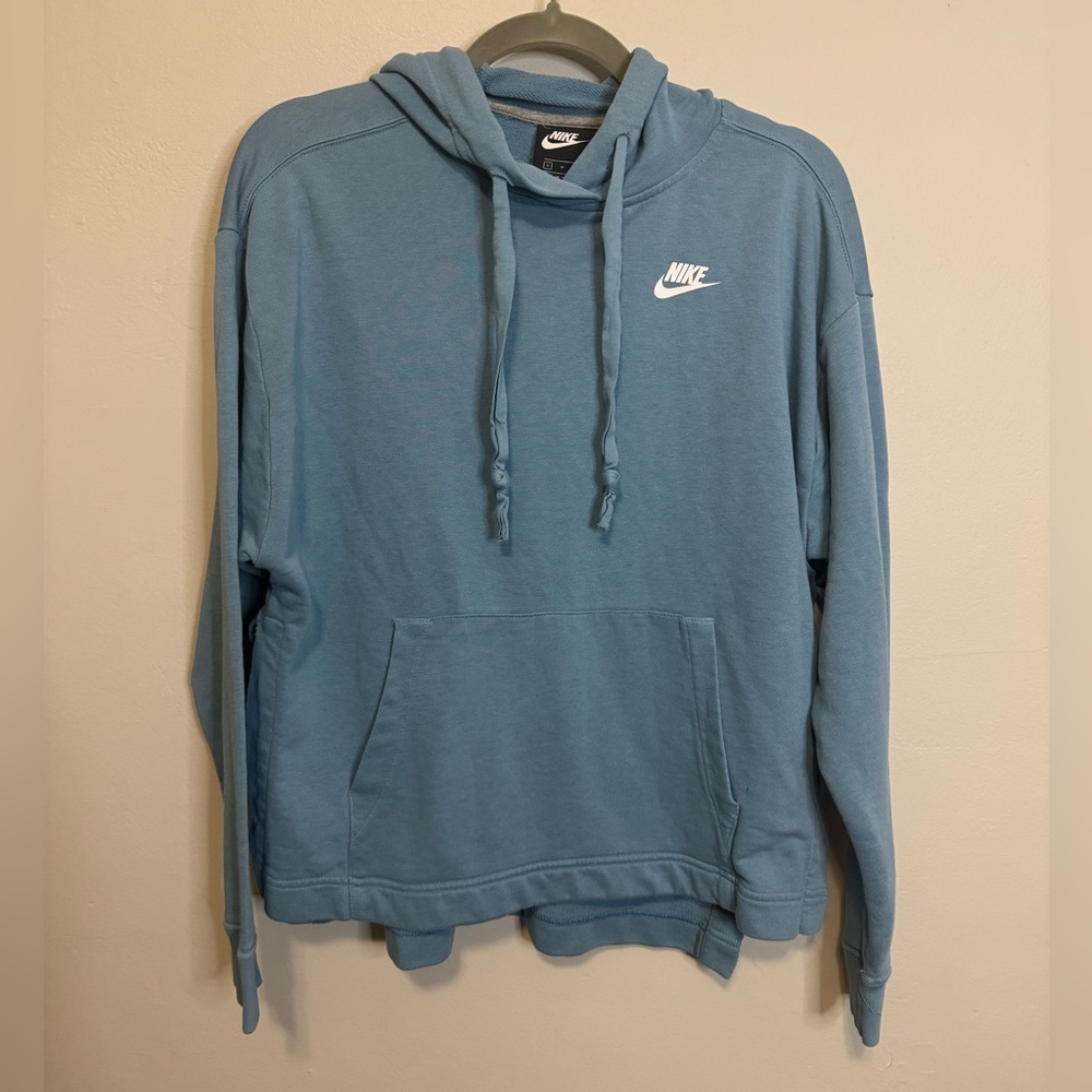 Nike Oversized Light Blue Hoodie
